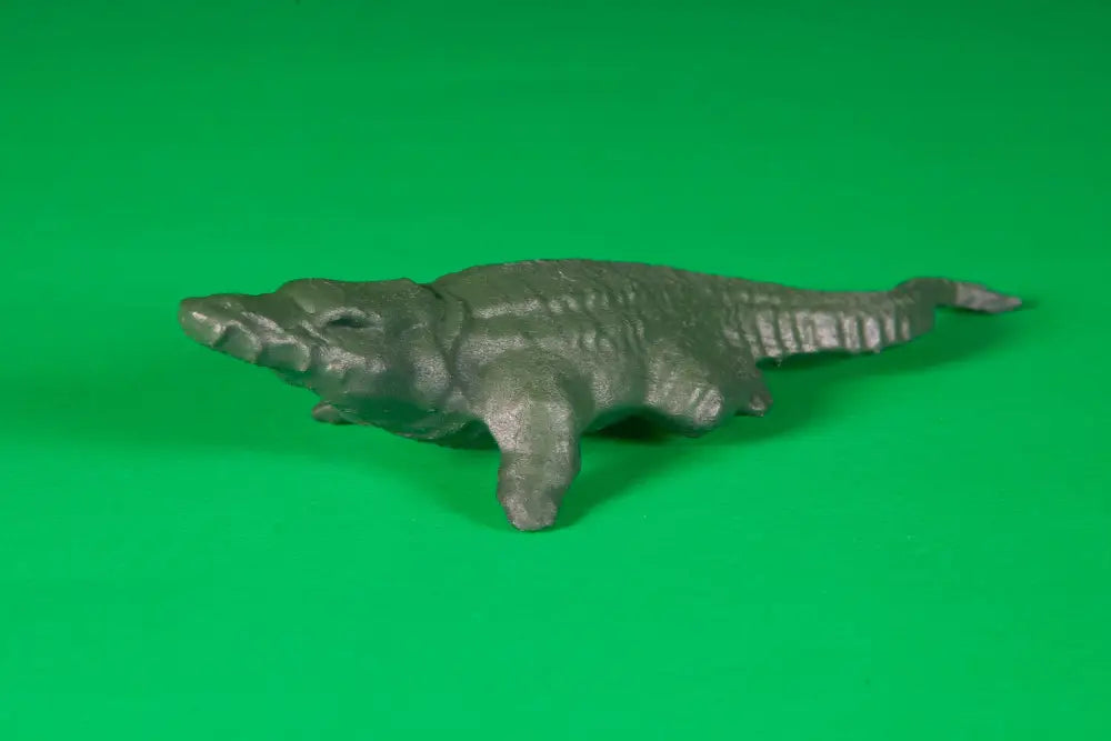 G.i. Joe Croc Master Crocodile Accessory 1987 Painted Green
