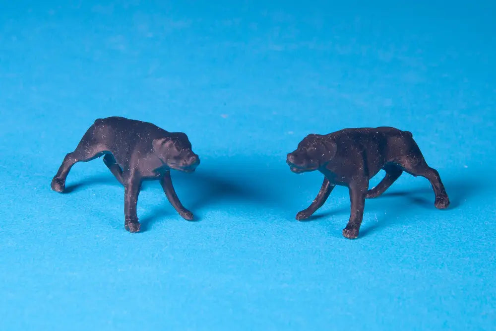 G.i. Joe Mutt Junkyard Dog Accessory 1984 Baby Figure Set Of Two.
