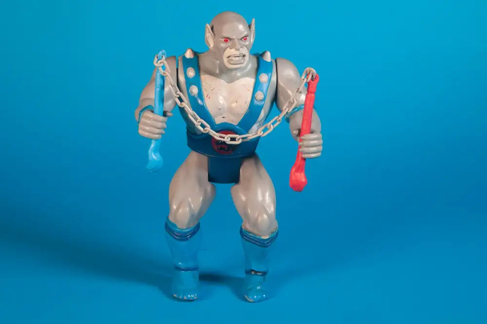 Thundercats Panthro Replacement Nunchucks Ljn 1985 Red And Blue Filament
