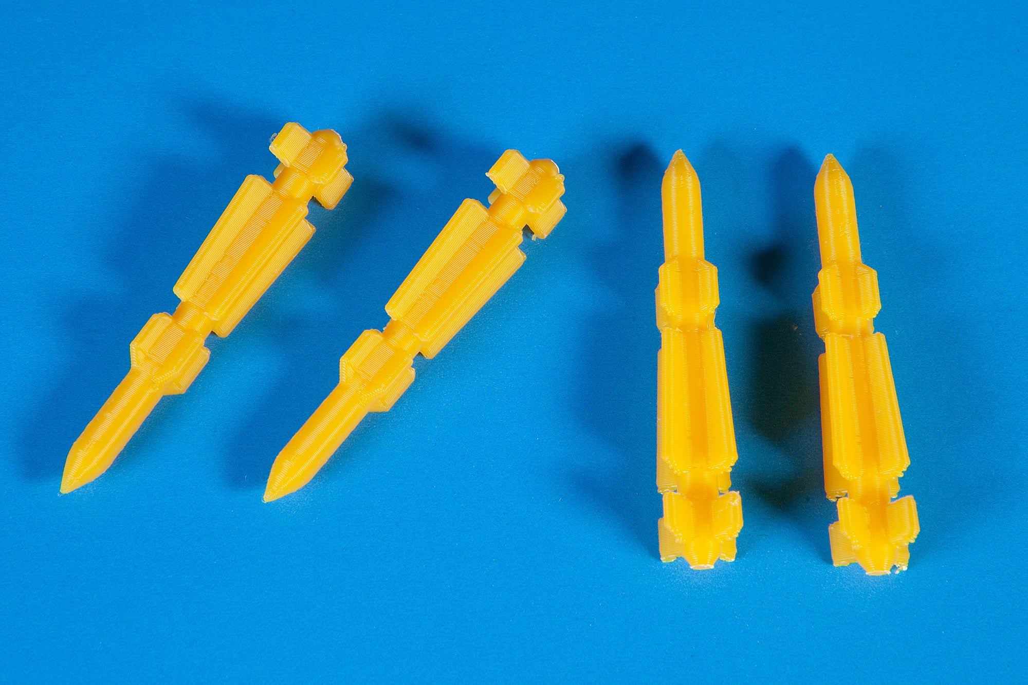 G.I. Joe Snow Cat boomstick. Set of 4