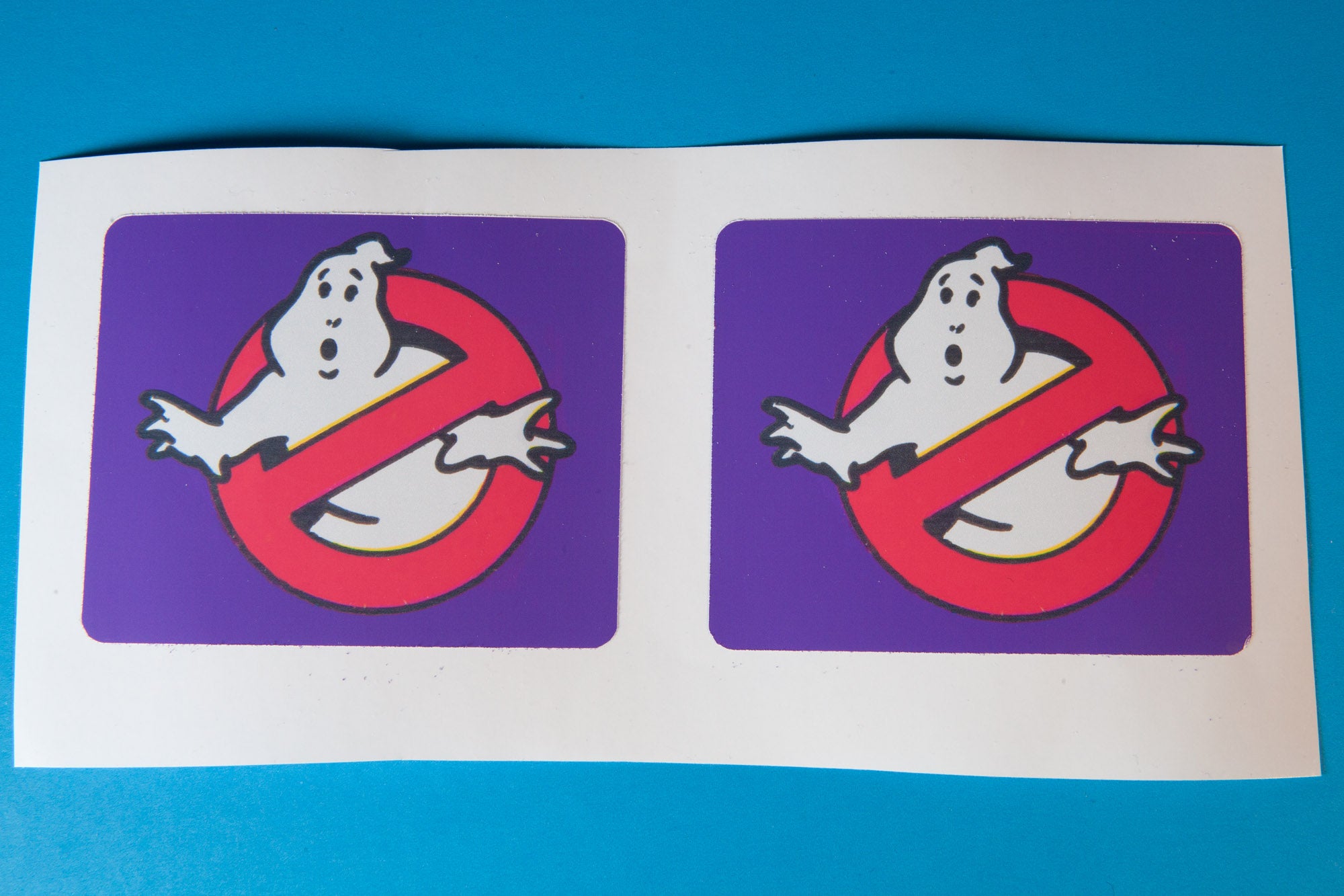 Ghostbuster Firehouse replacement sign sticker set - 1987
