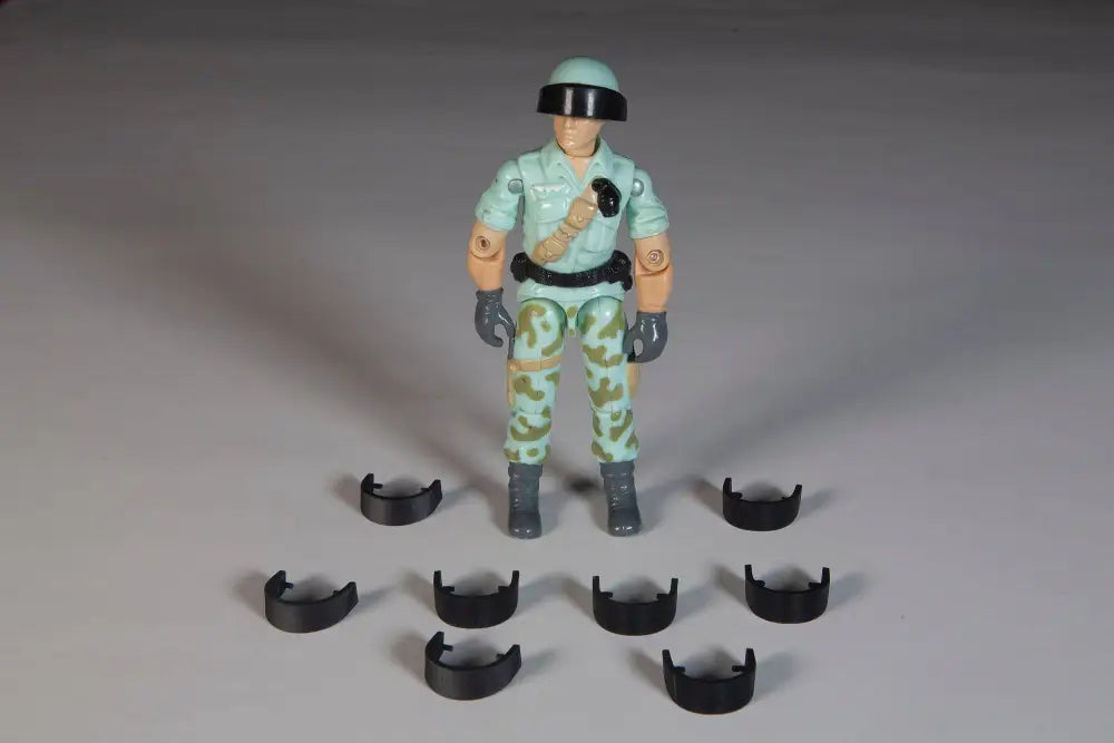 G.i. Joe Starduster 1985 Black Visor.