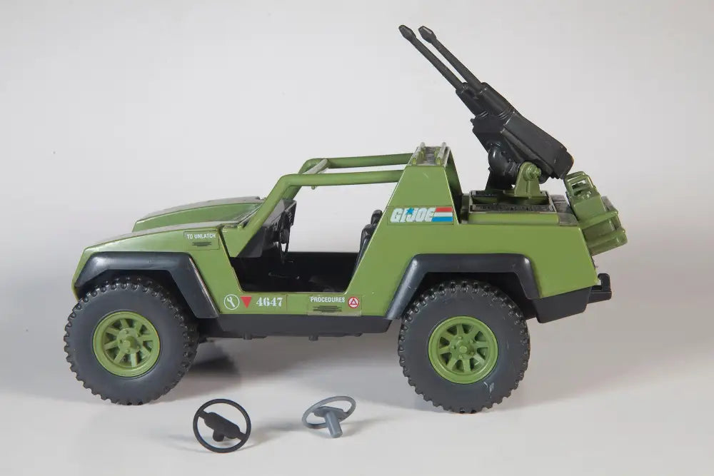 G.i. Joe Vamp Jeep 1982 Custom Steering Wheel.