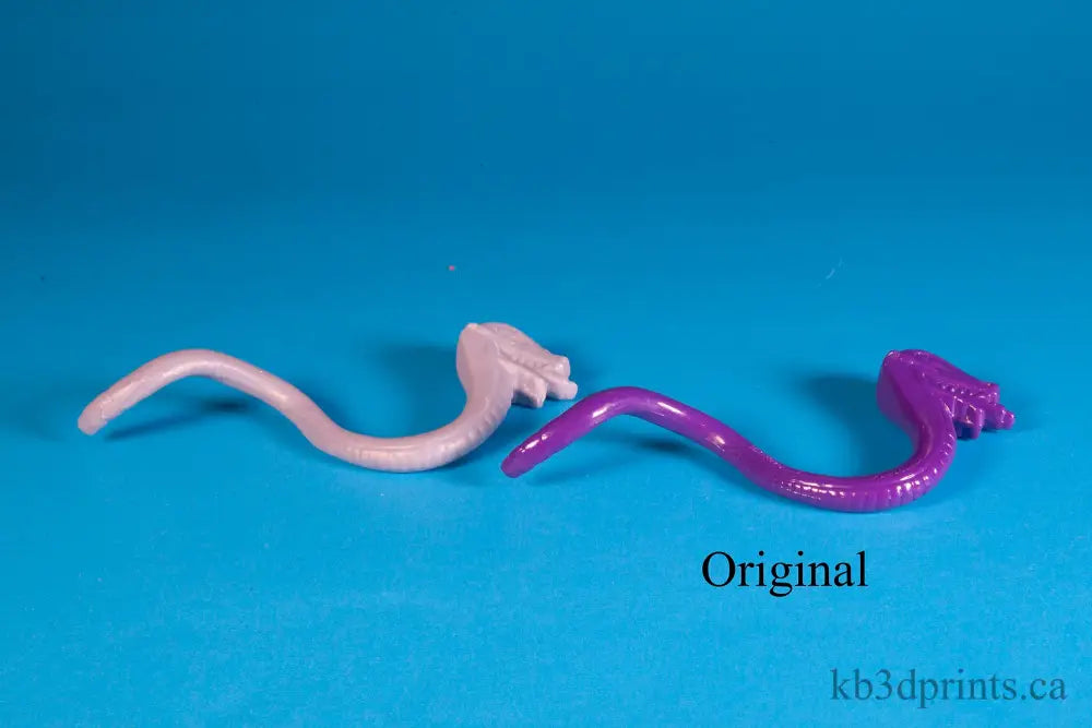 Motu Sssqueeze Custom Snake Accessory 1985 Painted Purple