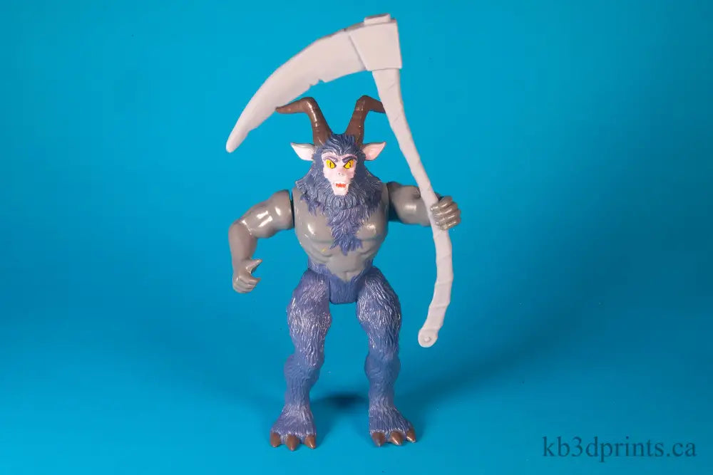 Thundercats Mongor Ljn Original Figure With Custom Scythe - 1987.