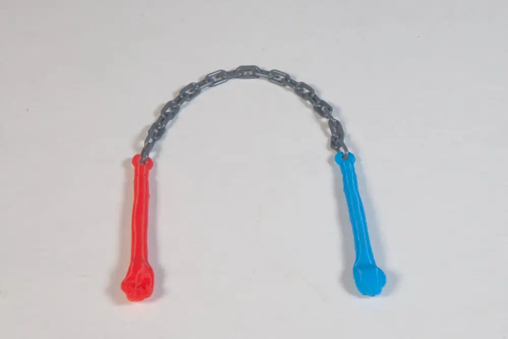 Thundercats Panthro Replacement Nunchucks Ljn 1985 Red And Blue Filament