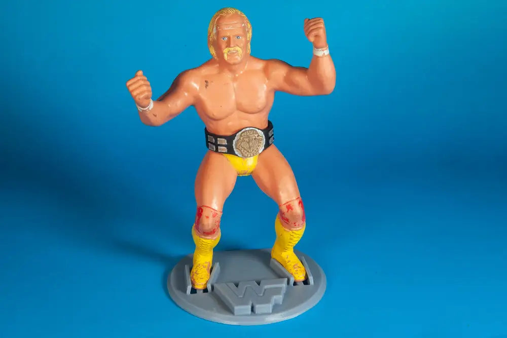 Wwf Grey Replacement Stand For The Ljn Series #1 1984 Figures.