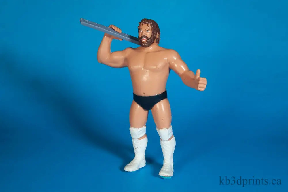 Wwf Hacksaw Jim Duggan Replacement 2X4 Ljn 1987