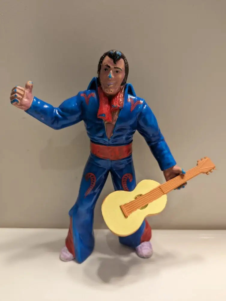 Wwf Honky Tonk Man Replacement Guitar Ljn 1988