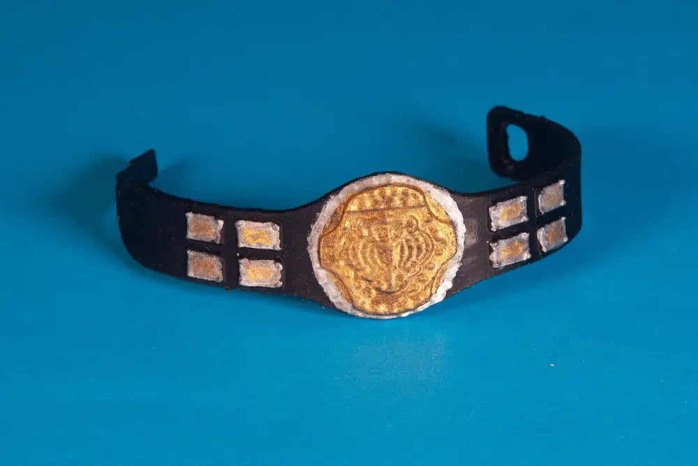 Wwf Hulk Hogan Custom Championship Belt Ljn - 1984 Painted Gold & Silver